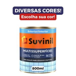 Tinta epóxi para banheiro, cozinha, azulejos e pastilhas suvinil 800ml escolha sua cor