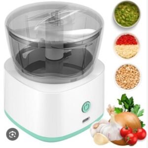 Mini processador e triturador de alimentos elétrico potente - 250ml bivolt