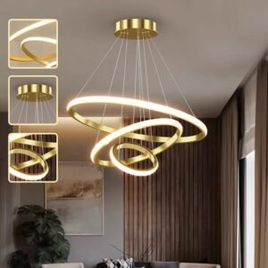 3 cores em 1 luz lustre para sala pendente cozinha luminária de teto led nordic moderno decoração