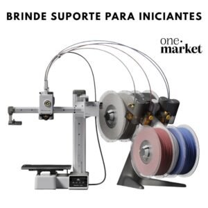 Impressora 3d bambu lab a1 mini + ams lite (combo)