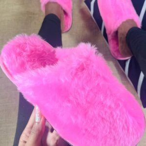 Pantufa de pelúcia unissex inverno chinelo quarto quentinho antiderrapante