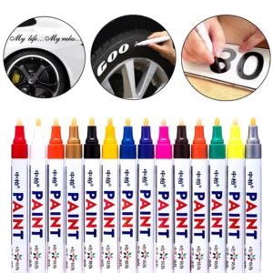 Caneta paint original reparadora pintura automotivapermanente näo sai na aqua tira riscos carro moto retoque de placa