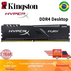 Kingston hyperx fury ddr4 8gb 16gb 2133mhz 2400mhz 2666mhz 3200mhz memória ram dimm de mesa para jogos 288 pinos