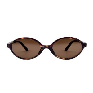 Óculos de sol oval feminino saint germain siena tartaruga