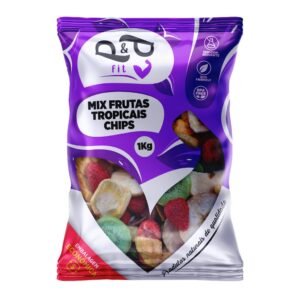 Mix p&p frutas tropicais chips desidratadas liofilizadas