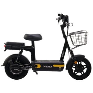 Bicicleta elétrica yoo y-200 aro 14 scooter 350w farol led
