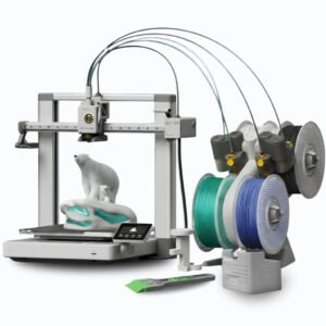 Impressora 3d fdm bambu lab a1 sem ams e com lite (combo) + kit manutenção basica 127/220v prateado