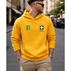 Moletom canguru masculino estampa brasil copa 2026 hexa campeao agasalho para curtir a inverno