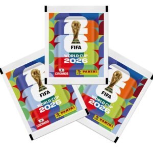Figurinhas envelopes album da copa do mundo 2026 fifa blister panini