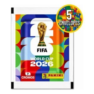 Kit 1/3/5 envelopes para álbum oficial copa do mundo 2026 fifa blister 7/21/35 figurinhas produto original