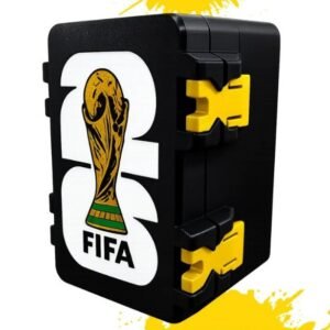 Organizador estojo porta figurinhas copa do mundo 2026 case box album seleções