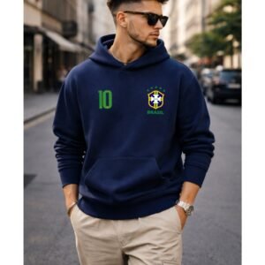 Moletom canguru abrigo masculino brasil copa do mundo 2026 estiloso para usar na no inverno