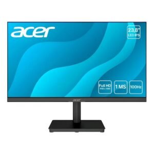 Monitor gamer acer led ips 23,8" full hd hdmi vga mk241y - preto bivolt