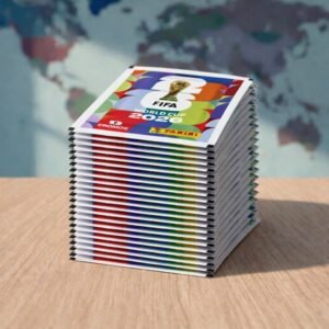 Kit com 10/20/40 envelopes de 7 figurinhas + chance lendária copa do mundo 2026 panini oficial