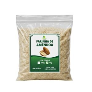 Farinha de amêndoas 1kg 100% pura natural