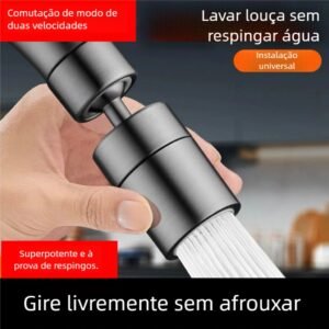 Bocal de torneira suebr bubbler - 360° rotativo, 2 modos anti-splash