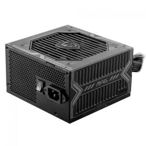 Fonte msi mag a650bn, 650w, 80 plus bronze, pfc ativo, black, a650bn
