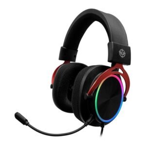 Headset gamer tgt uav-9, rainbow, drivers 50mm, preto, tgt-uav-bl01