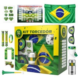 Kit torcedor combo de torcida para copa do mundo 2026 brasil