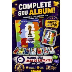 Figurinhas avulsas copa do mundo 2026 panini complete seu álbum, mande suas faltantes via chat