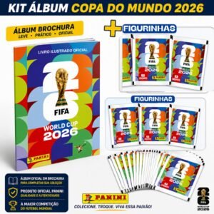Álbum da copa do mundo 2026 + figurinhas original panini