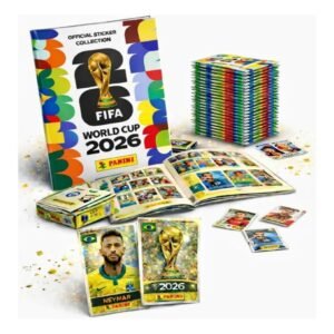 Album original copa do mundo + 7 figurinhas 2026 complete seu álbum - capa mole