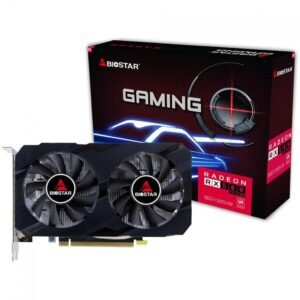 Placa de vídeo biostar amd radeon rx 580 2048sp, 8gb, gddr5, 256 bit, va5815rf82