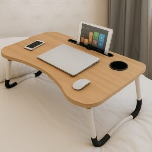 Mesa portátil dobrável multiuso – ideal para cama e sofá, notebook, tablet, refeições leitura