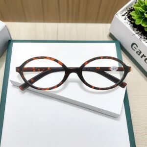 Óculos de grau pra perto leitura armação ovais retrô moda masculino feminino unisex