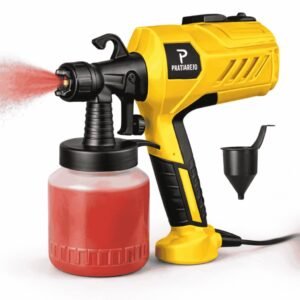 Pistola elétrica para pintura pulverizador de tinta com bico metal e compressor 450w