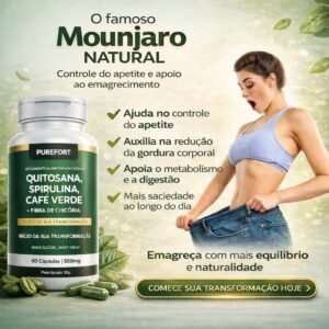 Quitosana + spirulina psyllium fibra de chicória café verde 600mg | suplemento alimentar original