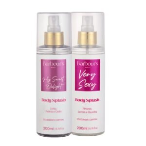 Kit body splash my sweet delight e very sexy barbour's 200ml