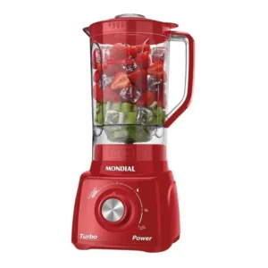 Liquidificador turbo power mondial 550w l-99 fr vermelho 220v