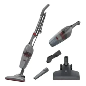 Aspirador de pó vertical electrolux 1450w stk15 com fio portátil mão 2 em 1 e 1,6 litros capacidade filtro hepa cinza-escuro 220v