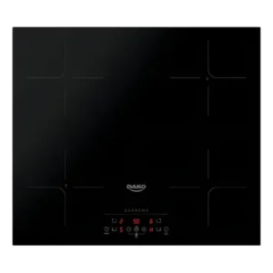 Cooktop de indução 4 bocas preto com trava segurança dako supreme 220v