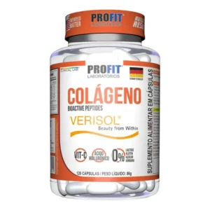 Colágeno verisol 120 cáps com ácido hialurônico - profit sabor sem
