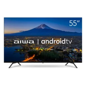 Smart tv aiwa 55 android 4k borda ultrafina dolby vision&atmos aws-tv-55-bl-01-a