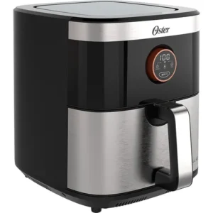 Fritadeira air fryer sem óleo ofrt660 preta/inox oster 4,8l cor preto 127v