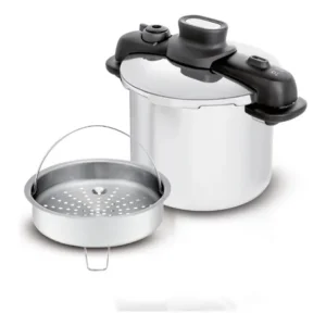 Panela de pressão 7l tefal opti'space inox com fundo triplo