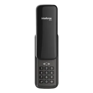 Fechadura digital de sobrepor com senha fr 10 preto intelbras