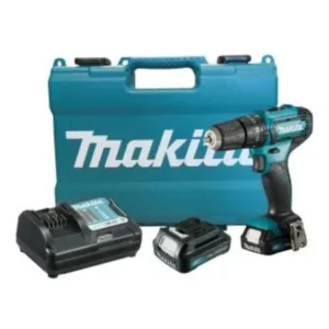 Parafusadeira furadeira de impacto hp333 makita 2 baterias azul-turquesa 127/220v
