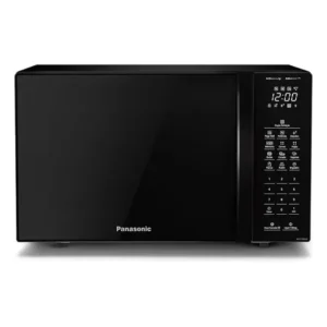 Microondas panasonic dupla refeição 34l black glass - nn-st66nbru 220v