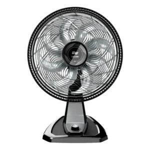 Ventilador de parede e mesa wap flow turbo com 8 pás 3 velocidades 50 cm 60 preto 127v plástico