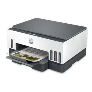 Impressora multifuncional hp smart tank 724 tanque de tinta colorida wi-fi scanner duplex branco (2g9q2a) branco/cinza 127/220v