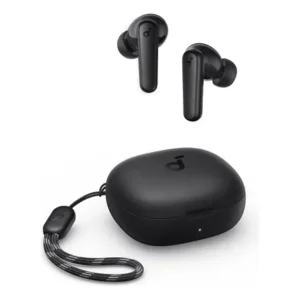 Fone de ouvido soundcore by anker p20i graves poderosos e impactantes bluetooth 5.3 30h reprodução resistência à água 2 mics ia para chamadas claras personalização som via app cor preto