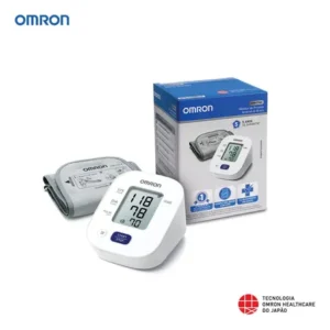 Aparelho monitor medidor pressão arterial omron hem-7142 digital aferidor esfigmomanômetro com braçadeira para braço portátil automático anvisa inmetro branco