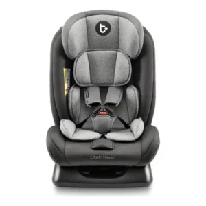 Cadeirinha infantil para carro litet mass 0-36kg preta e cinza - bb458 liso preto