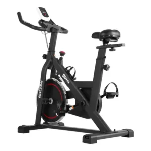 Bicicleta ergométrica para spinning mecanica 6kg odin fit cor preto e vermelho