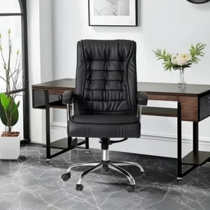 Cadeira de escritório allight office diretor business couro cor preta sintético