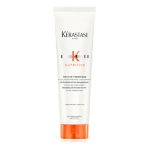 Leave-in protetor térmico anti ressecamento com proteínas vegetais e niacinamida para cabelos médios a grossos kérastase nutritive nectar thermique 150ml